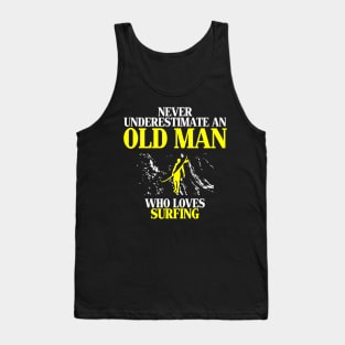 old man who loves surfing Tank Top